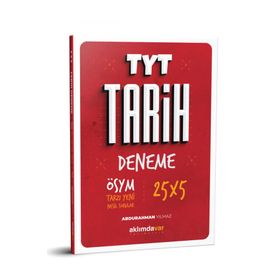 TYT Tarih 5X25 Çözümlü Deneme Aklımdavar Yayıncılık