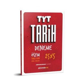 TYT Tarih 5X25 Çözümlü Deneme Aklımdavar Yayıncılık