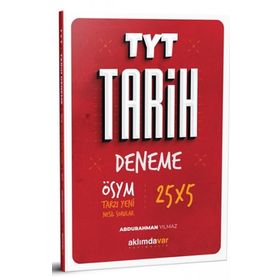 TYT Tarih 5X25 Çözümlü Deneme Aklımdavar Yayıncılık