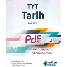 TYT Tarih PDF Planlı Ders Föyü Eğitim Vadisi Yayınları