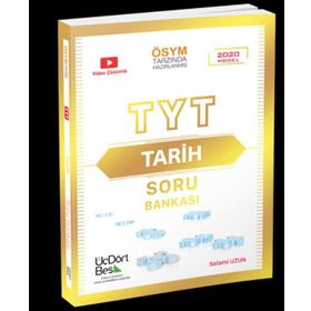 Tyt Tarih Soru Bankası - ÜçDörtBeş Yayınları