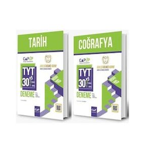 TYT Tarih ve Coğrafya Deneme Seti 2 Kitap - Çap Yayınları