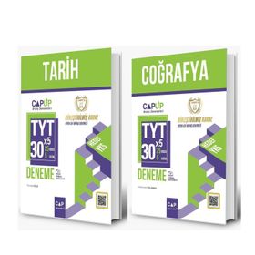 TYT Tarih ve Coğrafya Deneme Seti 2 Kitap - Çap Yayınları