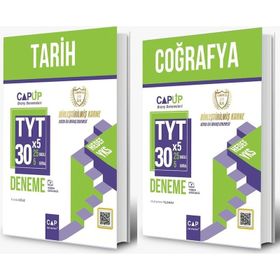 TYT Tarih ve Coğrafya Deneme Seti 2 Kitap - Çap Yayınları
