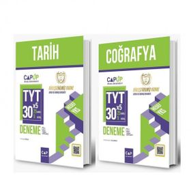 TYT Tarih ve Coğrafya Deneme Seti 2 Kitap - Çap Yayınları
