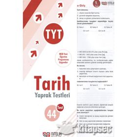 TYT Tarih Yaprak Testleri Nitelik Yayınevi