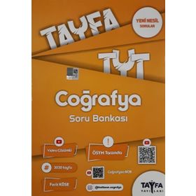TYT Tayfa Coğrafya Soru Bankası Tayfa Yayınları