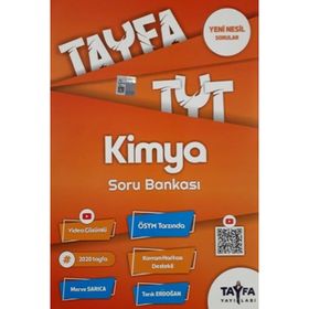 TYT Tayfa Kimya Soru Bankası Tayfa Yayınları