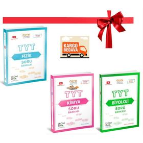 TYT Tek Kimya ve Fizik Üç Dört Beş TYT Biyoloji Soru Bankası Kitap Set