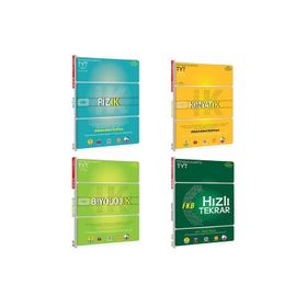 TYT Tek Kimya ve Fizik Üç Dört Beş TYT Biyoloji Soru Bankası Kitap Set
