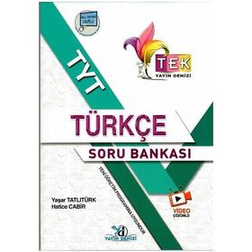 TYT Tek Serisi Video Çözümlü Türkçe Soru Bankası - Yayın Denizi Yayınları