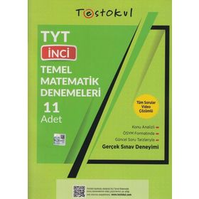 TYT Temel Matematik İnci 11'li Denemeleri Test Okul Yayınları