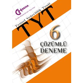 TYT Temel Yeterlilik Testi 6 Çözümlü Deneme Kollektif Deha Yayınları