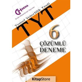 TYT Temel Yeterlilik Testi 6 Çözümlü Deneme Kollektif Deha Yayınları