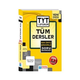 TYT Tüm Dersler Konu Özetli Çözümlü Soru Bankası 1.Oturum Kollektif Evrensel İletişim Yayınları