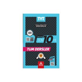 TYT Tüm Dersler Son 10 Yılın Çıkmış Sorular ve Çözümleri-A Yayınları