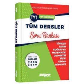 TYT Tüm Dersler Soru Bankası Ankara Yayıncılık