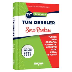 TYT Tüm Dersler Soru Bankası Ankara Yayıncılık