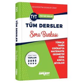 TYT Tüm Dersler Soru Bankası Ankara Yayıncılık