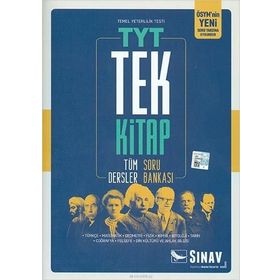 TYT Tüm Dersler Soru Bankası Tek Kitap Sınav Dergisi Yayınları Sınav Yayınları