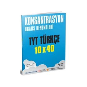 TYT Türkçe 10x40 Deneme Konsantrasyon Branş Denemeleri-Hocalara Geldik