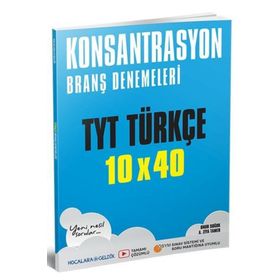 TYT Türkçe 10x40 Deneme Konsantrasyon Branş Denemeleri-Hocalara Geldik