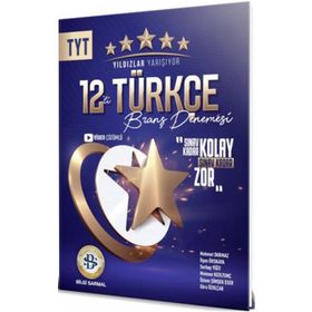 TYT Türkçe 12'li Yıldızlar Yarışıyor Branş Denemesi - Bilgi Sarmal Yayınları