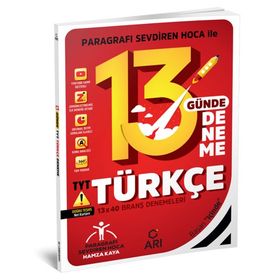 TYT Türkçe 13 Günde Deneme - Arı Yayıncılık