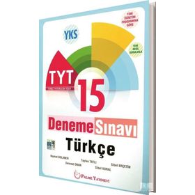TYT Türkçe 15 Deneme Sınavı Palme Yayınları