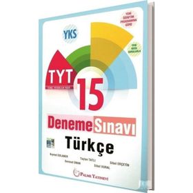 TYT Türkçe 15 Deneme Sınavı Palme Yayınları