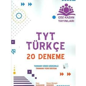 TYT Türkçe 20 Deneme Sınavı Çöz Kazan Yayınları