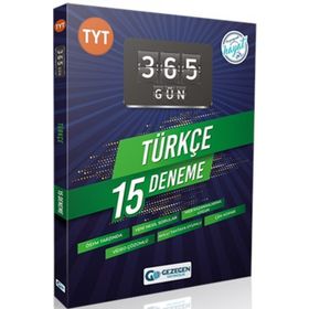 TYT Türkçe 365 Gün 15 Deneme Gezegen Yayıncılık
