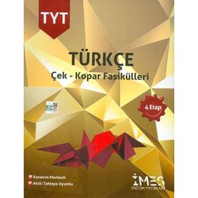 TYT Türkçe 4.Etap Çek-Kopar Fasikülleri-İmes Eğitim Yayınları