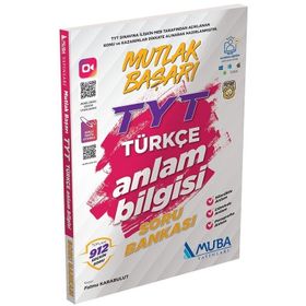 TYT Türkçe Anlam Bilgisi Mutlak Başarı Soru Bankası Muba Yayınları