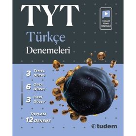 TYT Türkçe Denemeleri Tudem Yayınları