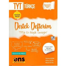 TYT Türkçe Destek Defterim Ens Yayıncılık