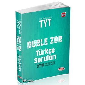 TYT Türkçe Duble Zor Soru Bankası Data Yayınları