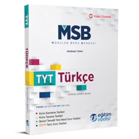 TYT Türkçe Güncel MSB Modüler Soru Bankası-Eğitim Vadisi Yayınları