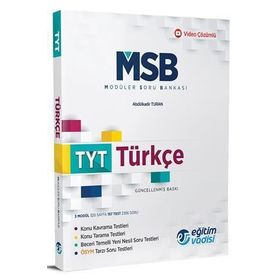 TYT Türkçe Güncel MSB Modüler Soru Bankası-Eğitim Vadisi Yayınları