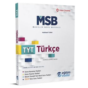 TYT Türkçe Güncel MSB Modüler Soru Bankası-Eğitim Vadisi Yayınları