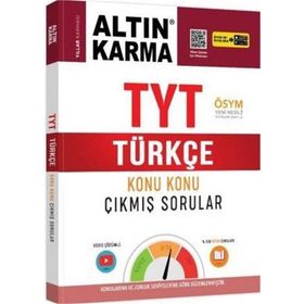 TYT Türkçe Konu Konu Çıkmış Sorular Kollektif Altın Karma Yayınları