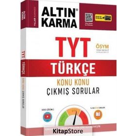 TYT Türkçe Konu Konu Çıkmış Sorular Kollektif Altın Karma Yayınları