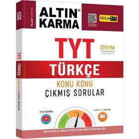 TYT Türkçe Konu Konu Çıkmış Sorular Kollektif Altın Karma Yayınları