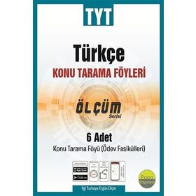 TYT Türkçe Konu Tarama Föyleri Ölçüm Serisi 6 Fasikül-Pano Yayınları