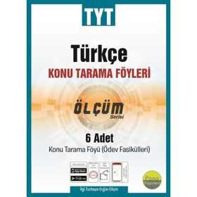 TYT Türkçe Konu Tarama Föyleri Ölçüm Serisi 6 Fasikül-Pano Yayınları