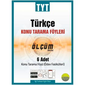 TYT Türkçe Konu Tarama Föyleri Ölçüm Serisi 6 Fasikül-Pano Yayınları