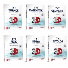 TYT Türkçe Matematik Geometri Fizik Kimya Biyoloji Soru Bankası Fırsat Seti-Çözüm 3D Yayınları