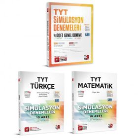 TYT Türkçe Matematik ve 4'lü Genel Deneme Seti - 3D Yayınları