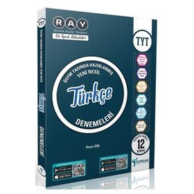 TYT Türkçe Ray 12 Deneme Kitabı-Toprak Yayınları