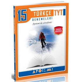 TYT Türkçe Tamamı Çözümlü 15'li Denemeleri Apotemi Yayınları